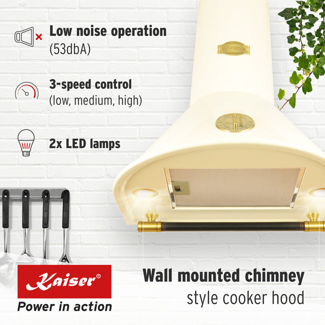 Empire 60cm Induction Hob & Cooker Hood Bundle (Ivory)