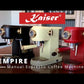 Empire Espresso Coffee Machine (Bordeaux Red)