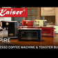 Empire Espresso Coffee Machine & Toaster Bundle (Ivory)