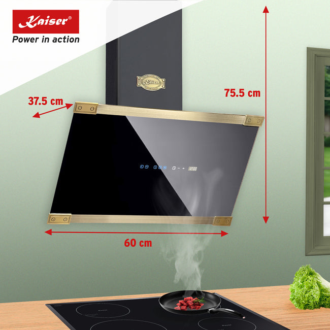 Empire Induction Hob & Art Deco Cooker Hood Bundle (Black)