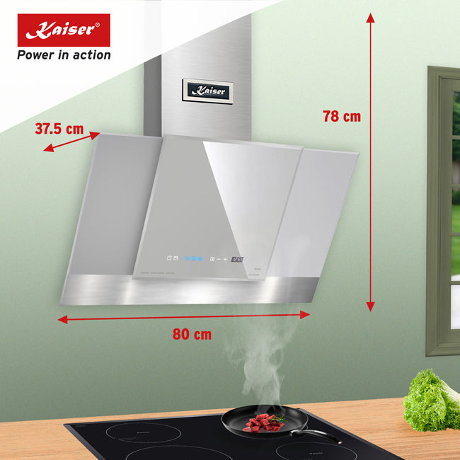 Grand Chef Gas Oven & 80cm Cooker Hood (White)