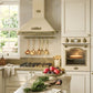 Empire Electric Oven, Gas Hob & Cooker Hood Bundle (Ivory)