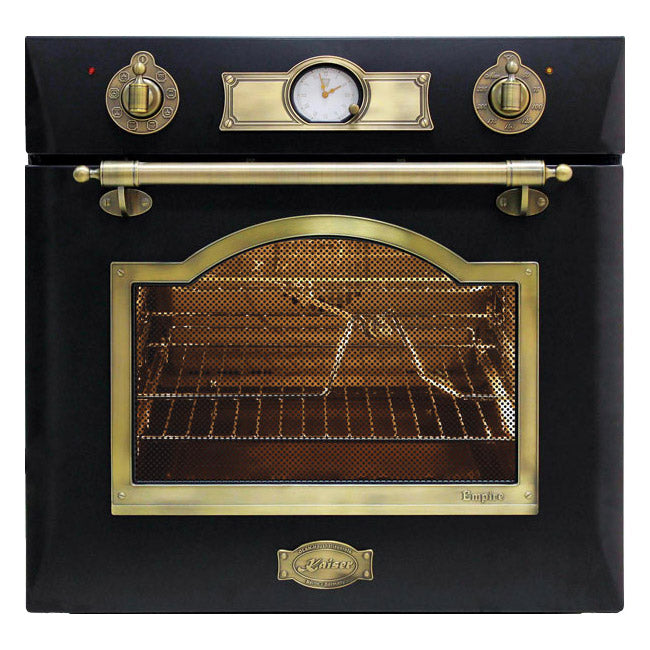 Empire Electric Oven, Gas Hob & Cooker Hood Bundle (Black)