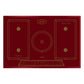 Empire 77cm Induction Glass Hob & Chimney Cooker Hood Bundle (Bordeaux Red)