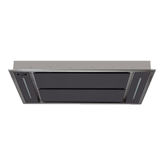 Avantgarde Pro 110cm Built-In Ceiling Island Cooker Hood (Black)