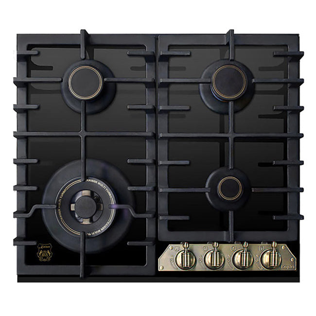 Empire Electric Oven, Gas Hob & Cooker Hood Bundle (Black)