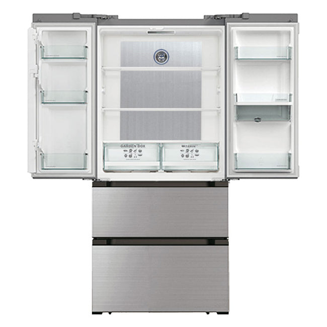 Grand Chef French Door Fridge Freezer (Stainless Steel)
