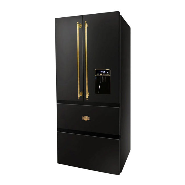 Empire French Door Fridge Freezer (Black)