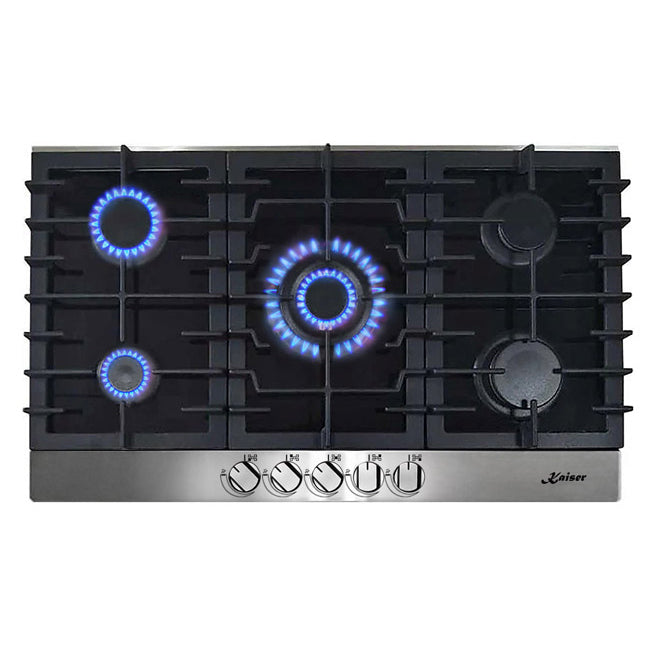Avantgarde Pro 86cm Turbo Gas Hob (Black)
