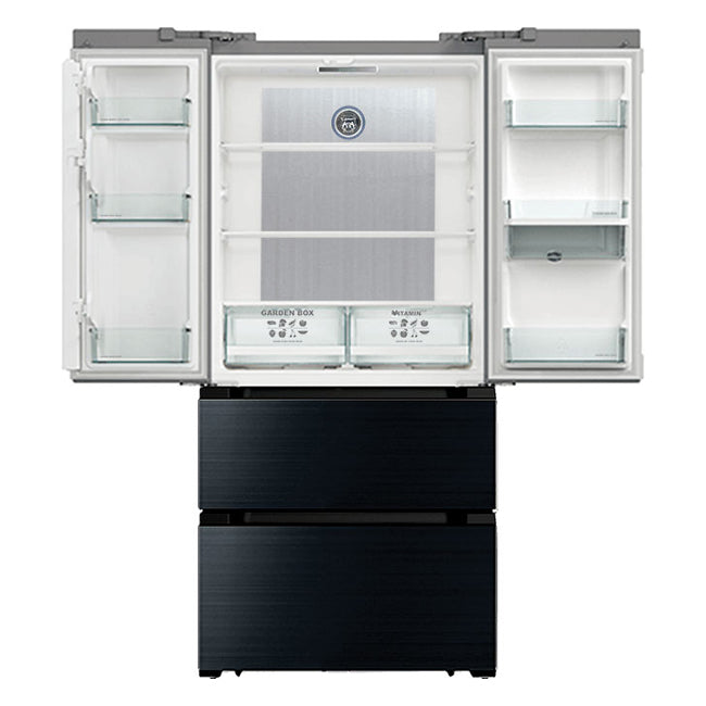 Grand Chef French Door Fridge Freezer (Black)