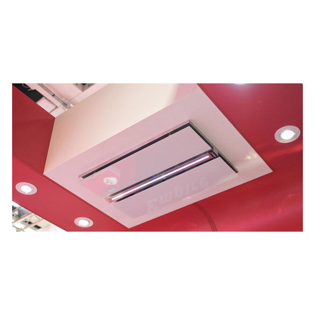 Avantgarde Pro 100cm Built-In Ceiling Island Cooker Hood (White)