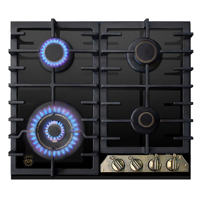 Empire Electric Oven, Gas Hob & Cooker Hood Bundle (Black)
