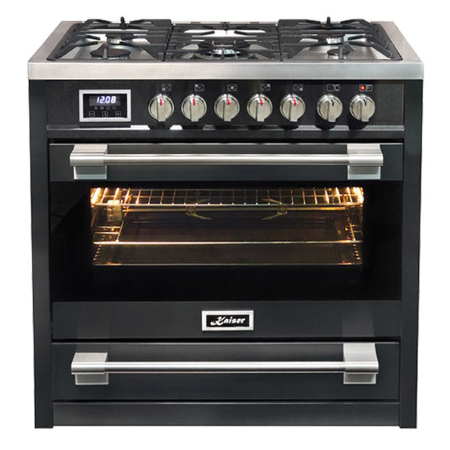 Avantgarde Pro Dual Fuel Range Cooker & 90cm Hood Bundle (Black)