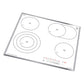Grand Chef 59cm Ceramic Hob (White)