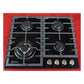 Grand Chef Turbo Gas Hob (Black Glass)