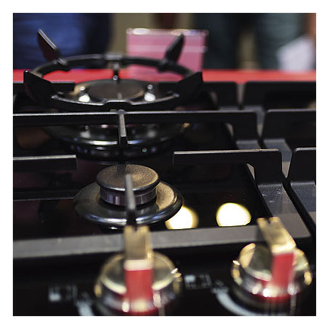 Avantgarde Pro Gas Hob (Black Glass)