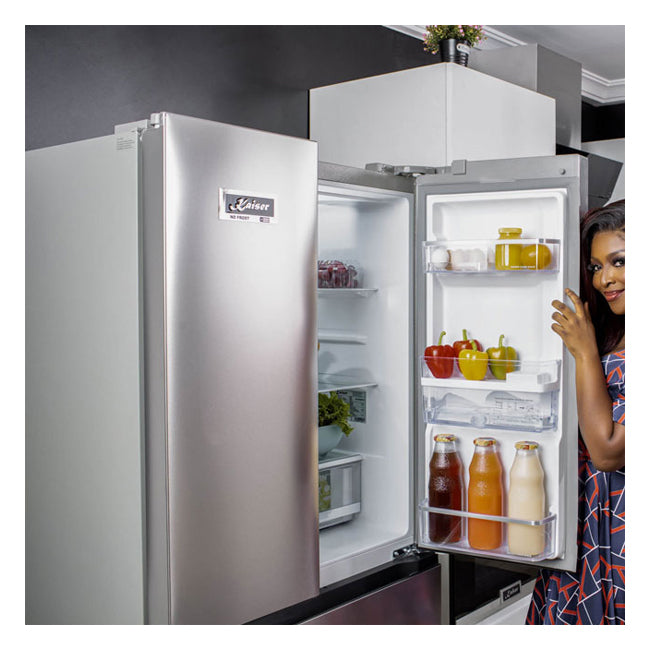 Grand Chef French Door Fridge Freezer (Stainless Steel)
