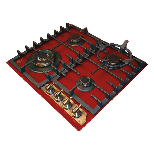 Empire Electric Oven, Gas Hob & Cooker Hood Bundle (Bordeaux Red)