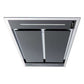 Avantgarde Pro 110cm Built-In Ceiling Island Cooker Hood (Black)