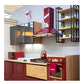 Empire 90cm Cooker Hood (Bordeaux Red)