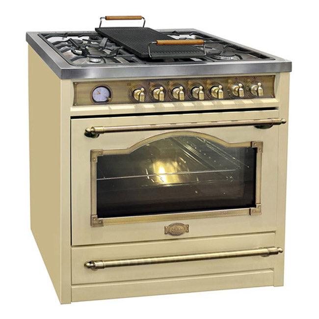 Empire 90cm Dual Fuel Range Cooker (Ivory)