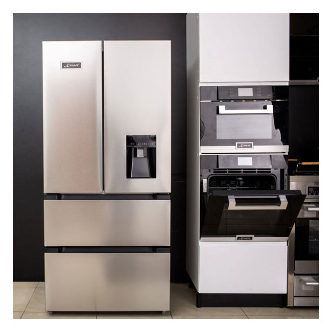 Grand Chef French Door Fridge Freezer (Stainless Steel)