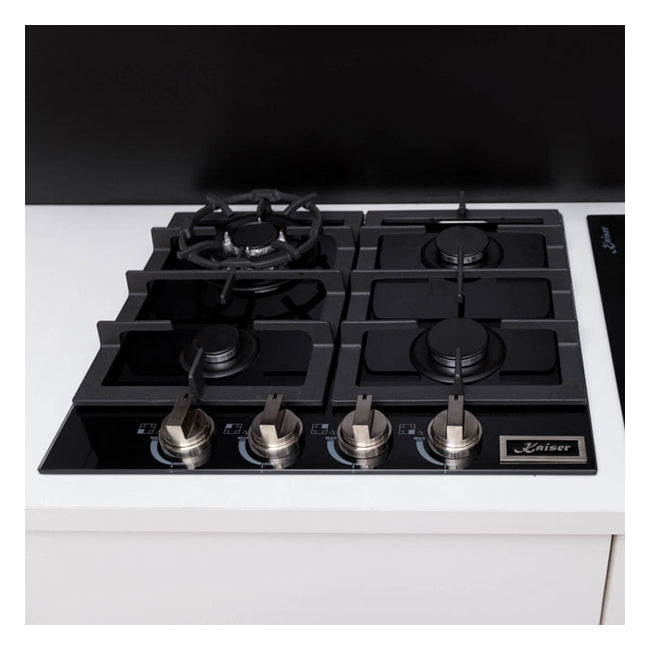 Avantgarde Pro Gas Hob (Black Glass)