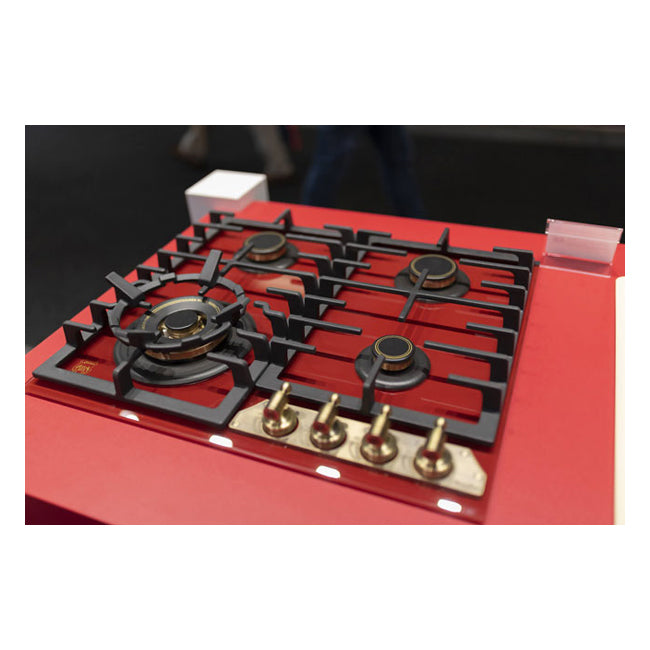 Empire 60cm Turbo Gas Hob (Bordeaux Red)