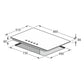 Grand Chef 86cm Gas Hob (Stainless Steel)