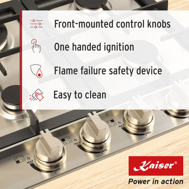 Avantgarde Pro 58cm Gas Hob (Stainless Steel)