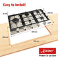 Avantgarde Pro 86cm Gas Hob (Stainless Steel)