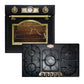 Empire Electric Oven & 5 Burner Enamel Gas Hob Bundle (Black)