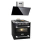 Avantgarde Pro Dual Fuel Range Cooker & 90cm Hood Bundle (Black)