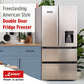 Grand Chef French Door Fridge Freezer (Stainless Steel)
